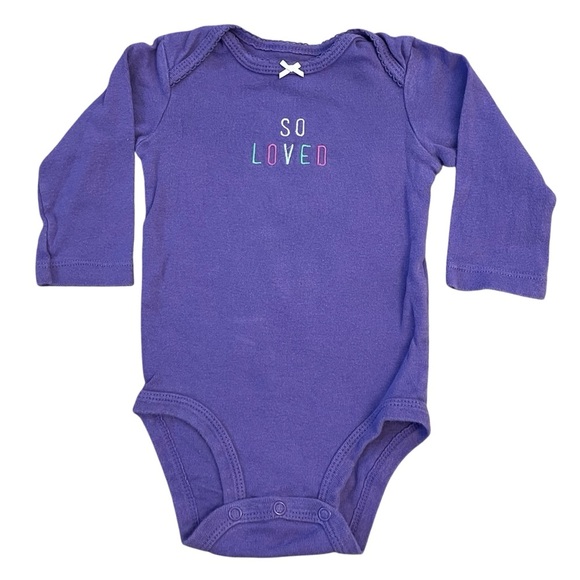 Bundle of 6 Long Sleeve Carter’s Onesies (size 6 months) - Picture 6 of 7